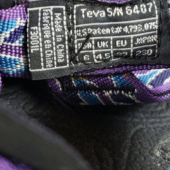 Teva Womens Size 6 Sports Sandals Multicolor Pattern Adjustable Straps - Picture 8 of 8